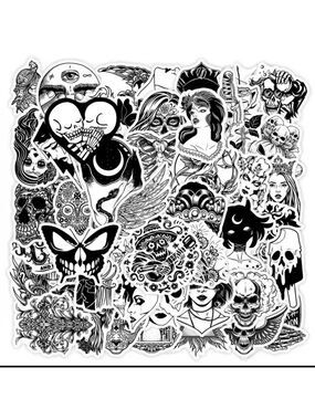 2/$10 25 Piece Gothic Sticker Set